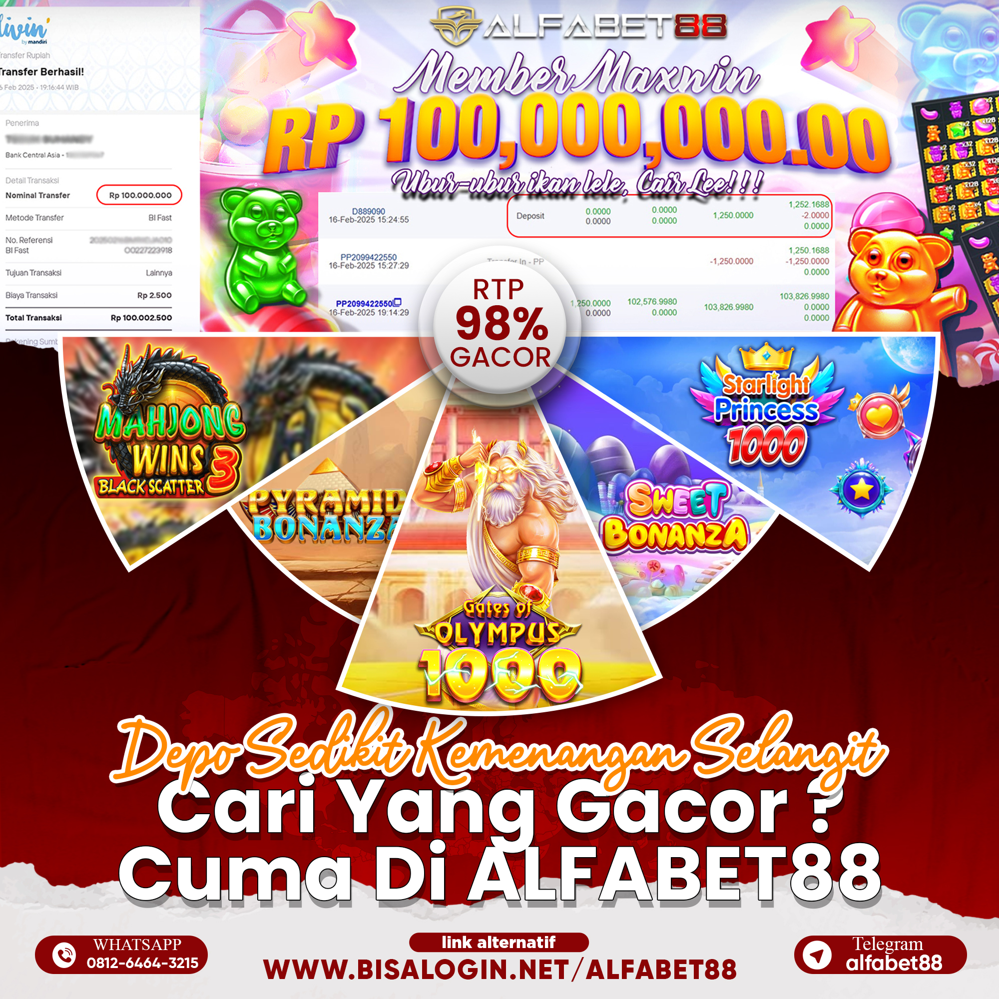 ALFABET88: Game Online Terbaik Dengan Kemenangan Selangit Langsung Bayar Tuntas Setiap Hari
